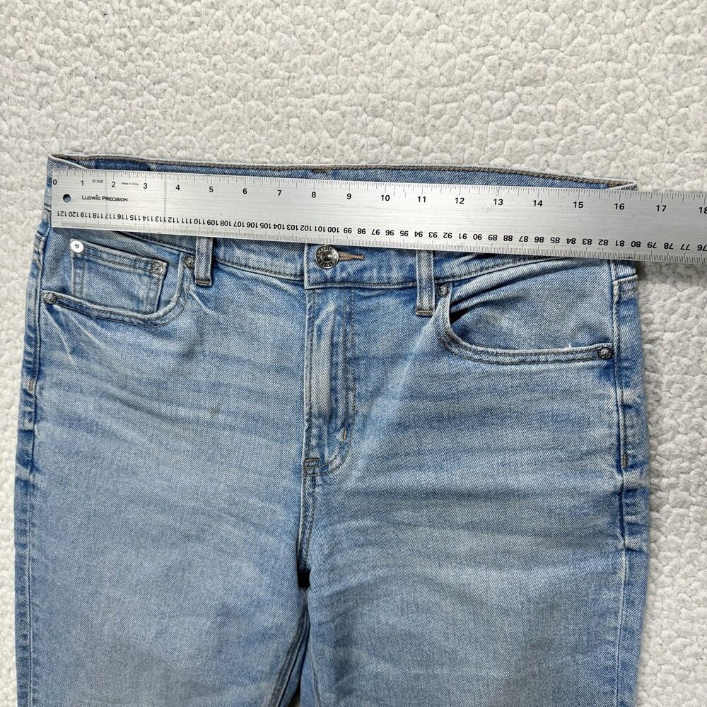 American Eagle Super High Rise Straight Jeans Women’s 10 (32x29.5) Y2K Grunge - Picture 9 of 12